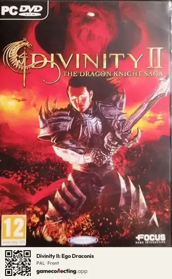 Divinity II: Ego Draconis Computer, PAL box front