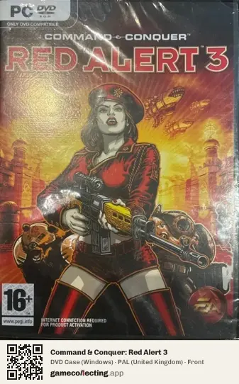 Command & Conquer: Red Alert 3 Computer, United Kingdom box front