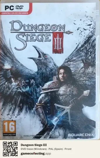Dungeon Siege III Computer, Spain box front