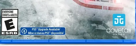 Train Sim World 3, the ESRB box on its front