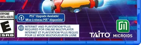 Arkanoid: Eternal Battle, the ESRB box on its front