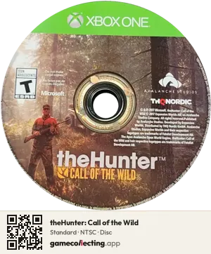 theHunter: Call of the Wild Xbox One, NTSC disc