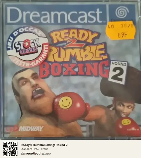 Ready 2 Rumble Boxing: Round 2 Sega Dreamcast, PAL box front
