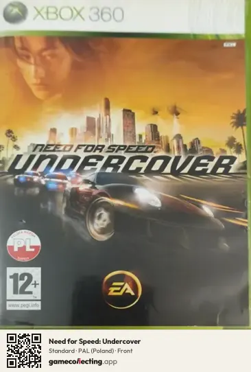 Need for Speed: Undercover Xbox 360, Poland box front