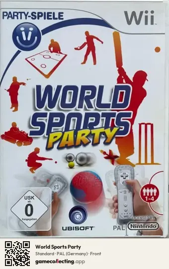 World Sports Party Nintendo Wii, Germany box front
