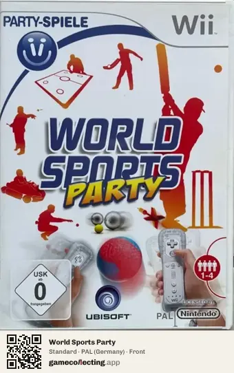 World Sports Party Nintendo Wii, Germany box front