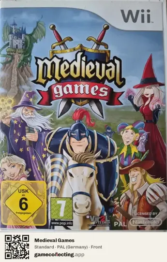 Medieval Games Nintendo Wii, Germany box front