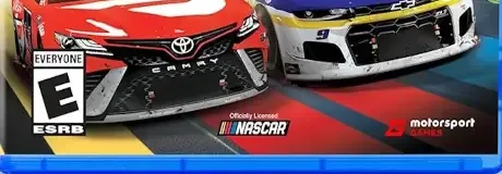 NASCAR 21: Ignition, the ESRB box on its front