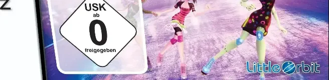 Monster High: Skultimate Roller Maze, the USK square on its front