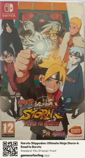 Naruto Shippuden: Ultimate Ninja Storm 4: Road to Boruto Nintendo Switch, France box front