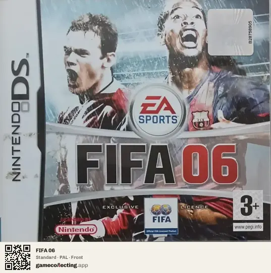 FIFA 06 Nintendo DS, PAL box front