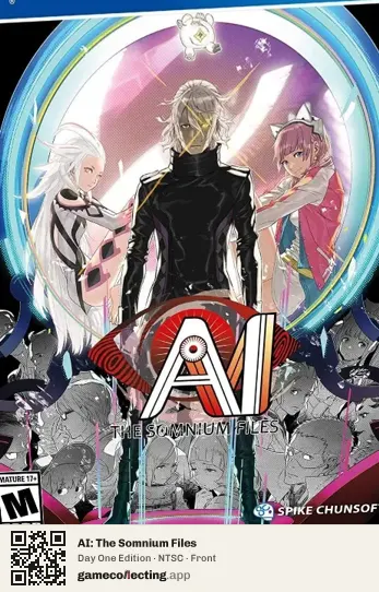 AI: The Somnium Files PlayStation 4, NTSC box front