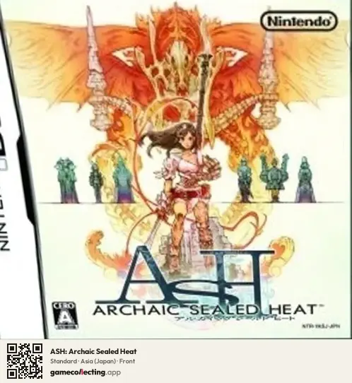 ASH: Archaic Sealed Heat Nintendo DS, Asia box front