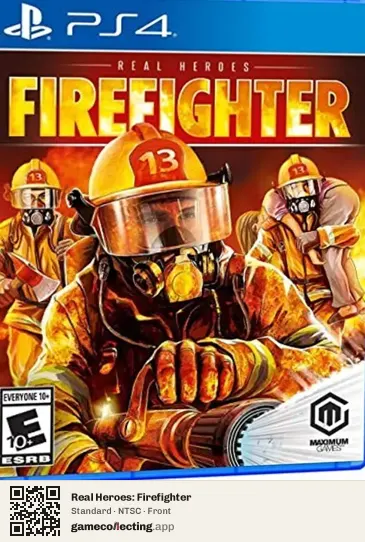 Real Heroes: Firefighter PlayStation 4, NTSC box front