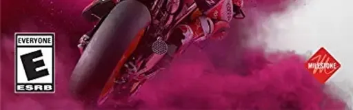 MotoGP 19, the ESRB box on its front