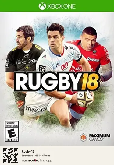 Rugby 18 Xbox One, NTSC box front