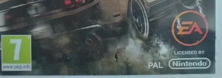 Need for Speed: The Run, the PEGI square on its front