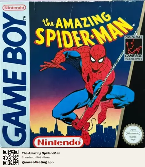 The Amazing Spider-Man Game Boy, PAL box front