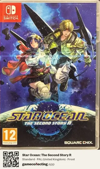Star Ocean: The Second Story R Nintendo Switch, United Kingdom box front