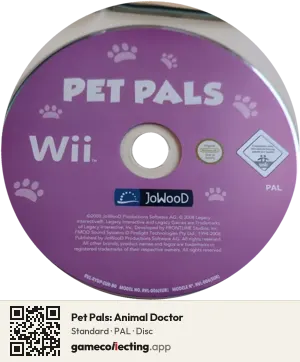 Pet Pals: Animal Doctor Nintendo Wii, PAL disc