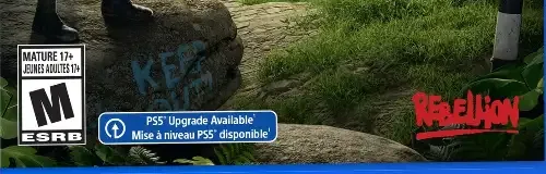 Atomfall, the ESRB box on its front