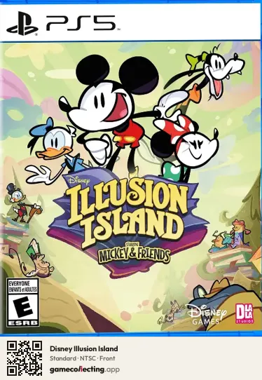 Disney Illusion Island PlayStation 5, NTSC box front