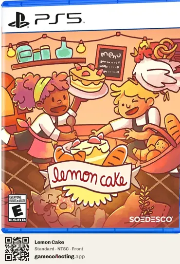 Lemon Cake PlayStation 5, NTSC box front