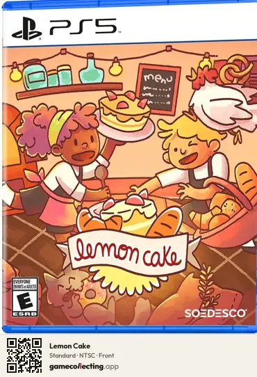 Lemon Cake PlayStation 5, NTSC box front