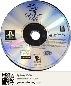 Sydney 2000 PlayStation, NTSC disc