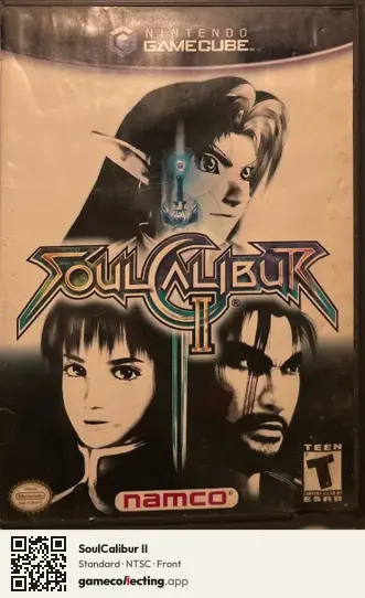 SoulCalibur II Nintendo GameCube, NTSC box front