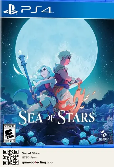 Sea of Stars PlayStation 4, NTSC box front