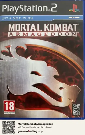 Mortal Kombat: Armageddon PlayStation 2, PAL box front