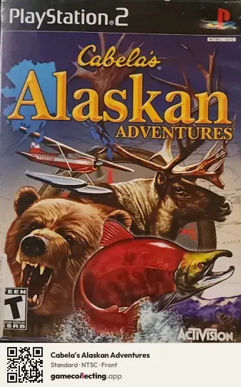 Cabela's Alaskan Adventures PlayStation 2, NTSC box front