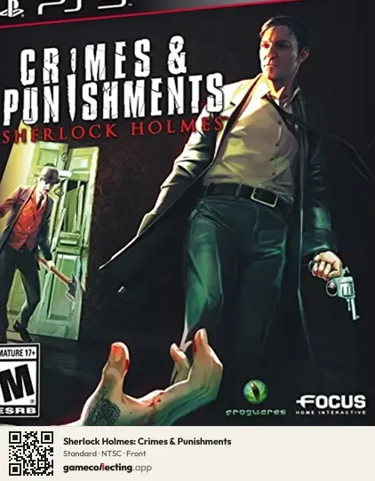 Sherlock Holmes: Crimes & Punishments PlayStation 3, NTSC box front