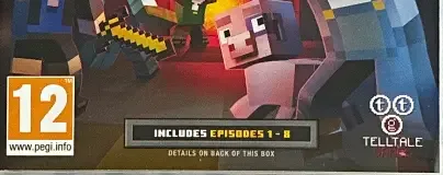 Minecraft: Story Mode, the USK square on its front