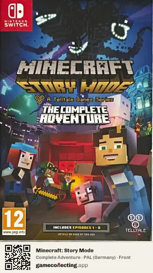 Minecraft: Story Mode Nintendo Switch, Germany box front
