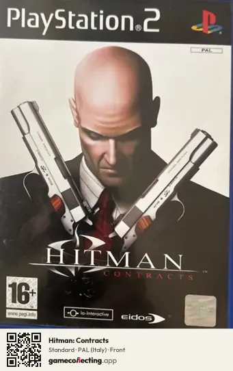 Hitman: Contracts PlayStation 2, Italy box front