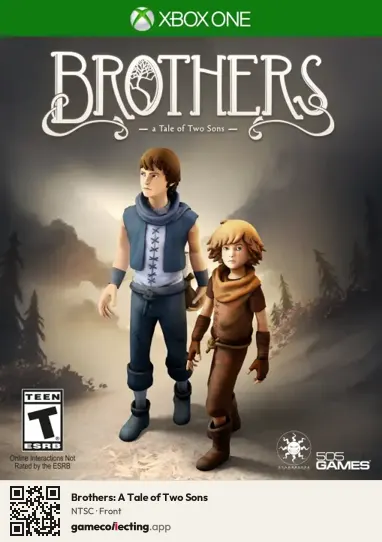 Brothers: A Tale of Two Sons Xbox One, NTSC box front