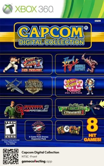 Capcom Digital Collection Xbox 360, NTSC box front
