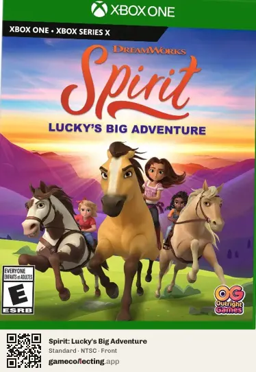 Spirit: Lucky's Big Adventure Xbox One, NTSC box front