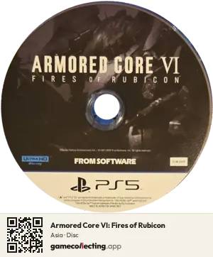 Armored Core VI: Fires of Rubicon PlayStation 5, Asia disc