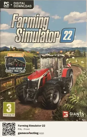 Farming Simulator 22 Computer, PAL box front