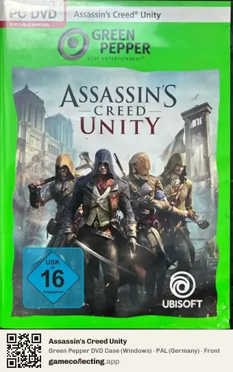 Assassin's Creed Unity Computer, Germany box front