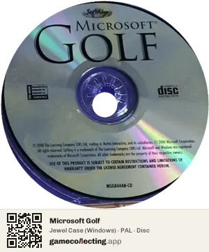 Microsoft Golf Computer, PAL disc