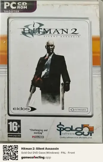 Hitman 2: Silent Assassin Computer, PAL box front