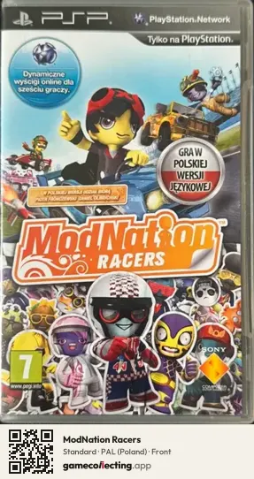 ModNation Racers PlayStation Portable, Poland box front