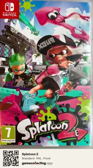 Splatoon 2 Nintendo Switch, PAL box front