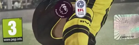 FIFA 17, the PEGI square on its front