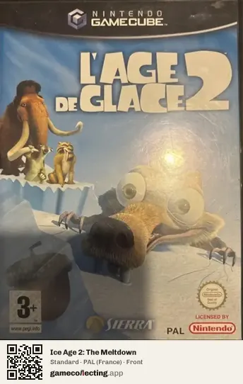 Ice Age 2: The Meltdown Nintendo GameCube, France box front