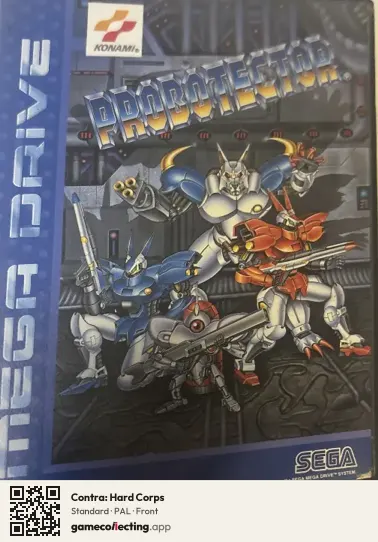 Contra: Hard Corps Sega Mega Drive / Genesis, PAL box front